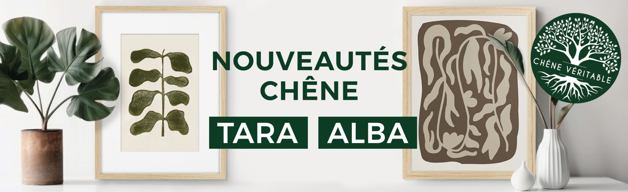 Nouveautés cadres photos en chêne