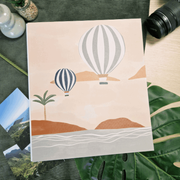 Album photos illustration Montgolfière Album illustration montgolfière